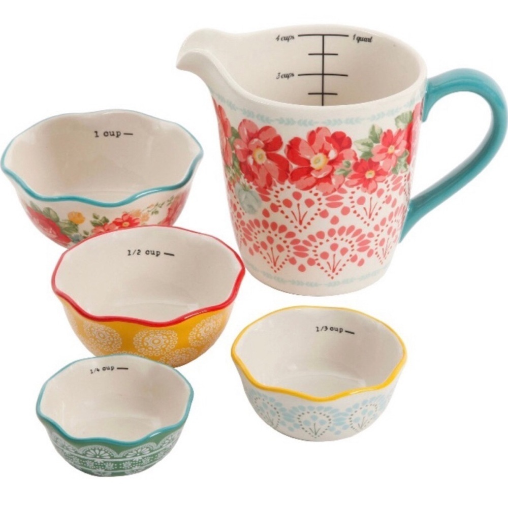 The Pioneer Woman ‘Vintage Floral’ Measuring Cup & Bowls Prep Set